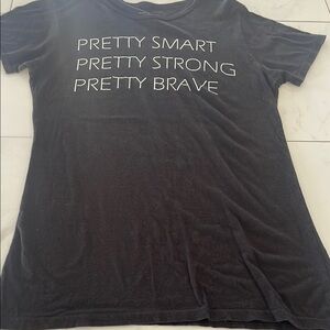 Black T-Shirt “The Pretty Project” made in Canada